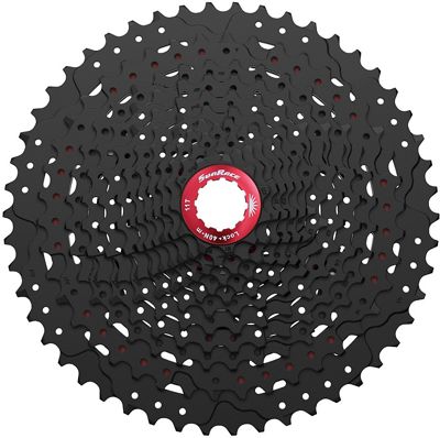 SunRace MZ90 12Sp 11-50T Shimano-SRAM Cassette - Black - Chrome, Black - Chrome